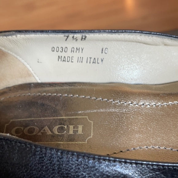 Coach black pointy toe heels. - Picture 4 of 12